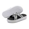 PUMA PLATFORM SLIDE TAPE Puma White-Puma Black 380677-01画像