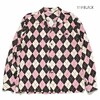 STAR OF HOLLYWOOD HIGH DENSITY RAYON L/S OPEN SHIRT "ARGYLE" SH28627画像