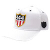 YOSHINORI KOTAKE DESIGN EMBLEM 444LOGO MESH CAP WHITE画像
