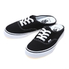 VANS CLASSICS AUTHENTIC MULE BLACK/WHITE VN0A54F76BT画像