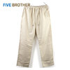 FIVE BROTHER LINEN EASY PANTS NATURAL 152190L画像