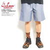 COOKMAN CHEF PANTS SHORT CHAMBRAY -LIGHT BLUE- 231-11914画像