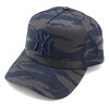 NEW ERA 9FORTY A-Frame タイガーストライプカモネイビー ニューヨーク・ヤンキース 12742721画像