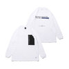 APPLEBUM Rich in Color Fastner L/S Tee WHITE画像