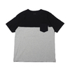 THE NORTH FACE S/S 2 TONE POCKET TEE BLACK/MIX GRAY NT32062画像