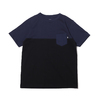 THE NORTH FACE S/S 2 TONE POCKET TEE TNF NAVY/BLACK NT32062画像