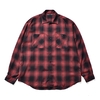 MINEDENIM Rayon Ombre Check Loose Work SH MND-TSK001画像