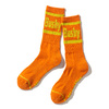 BUSHY PARK × Kinetics LOGO SOCKS ORANGE KS21SPAS02画像