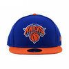 NEW ERA NEW YORK KNICKS SNAPBACK CAP BLUE ORANGE NR70353528画像