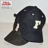 FULLCOUNT 6Panel Denim Baseball Cap 'F' Patch 6843画像