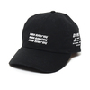 atmos HIGH ENERGY 6 PANEL CAP BLACK MAT21-S040画像
