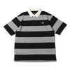 THE NORTH FACE S/S RUGBY POLO BLACK/MIX GRAY NT22035画像