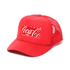 COCA-COLA atmos URBAN NOMADS GRAPHIC MESH CAP RED MAT21-S043画像