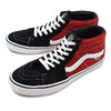 VANS SKATE GROSSO MID blac/red VN0A5FCG458画像
