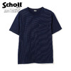 Schott SS INDIGO WABASH T-SHIRT 3113110画像