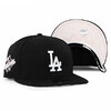 NEW ERA LOS ANGELES DODGERS BANDANA BOTTOM 9FIFTY SNAPBACK CAP BLACK HL12731418画像