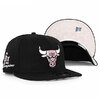 NEW ERA CHICAGO BULLS BANDANA BOTTOM 9FIFTY SNAPBACK CAP BLACK HL12731445画像