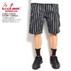 COOKMAN CHEF PANTS SHORT CARGO -STRIPE BLACK- 231-11924画像