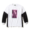 Kinetics REMAKE L/S T-SHIRT WHITE KSRM007画像