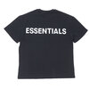 ESSENTIALS Reflector Logo Backprint Tee BLACK画像