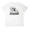 grn outdoor &times; PEANUTS SNOOPY SS TEE TAKIBI WHITE GO1142R-001画像