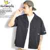Mark Gonzales OPEN COLLAR SHORT SLEEVE SHIRTS -BLACK- 2G8-11938画像