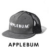 APPLEBUM Vintage Wash Mesh Cap BLACK画像