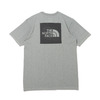 THE NORTH FACE S/S JACQUARD SQUARE LOGO CREW MIX GRAY NT12192画像