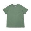 THE NORTH FACE PURPLE LABEL 7oz H/S Pocket Tee Grass Green NT3103N画像