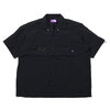 THE NORTH FACE PURPLE LABEL Lounge Field H/S Shirt Black NT3116N画像