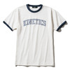 Kinetics ARCH LOGO TRIM TEE WHITE KS21T07画像