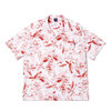 APPLEBUM Botanical S/S Aloha Shirt WHITE RED画像