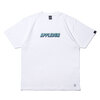 APPLEBUM Neon Logo Tee WHITE BLUE画像