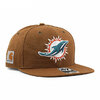 '47 Brand × Carhartt MIAMI DOLPHINS STRAPBACK CAP BROWN FX-SCARC17DUS-BW画像