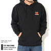 TOY MACHINE Monster Embroidered Pullover Hoodie SSHTM0001画像