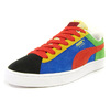 PUMA SUEDE CLASSIC ICONIX PUMA BLACK/HIGH RISK RED/PUMA ROYAL/KELLY GREEN 381773-01画像