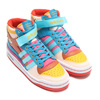 adidas FORUM MID W TEAM CALLEGE GOLD/PULSE AQUA/PINK TINT GV7673画像