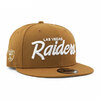 NEW ERA LAS VEGAS RAIDERS 9FIFTY SNAPBACK CAP PANAMA TAN HL44279画像