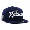 NEW ERA LAS VEGAS RAIDERS 9FIFTY SNAPBACK CAP NAVY HL44281画像
