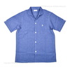 WAREHOUSE Lot 3091 S/S OPEN COLLAR SHIRTS 杢シャンブレー画像