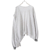 77circa circa make double neck wide sweat top画像