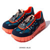 glamb Classic runner sneakers Orange×Blue GB0321-AC05画像