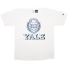 Champion MADE IN USA T1011 US T-SHIRT YALE UNIVERSITY WHITE×NAVY C5-T303-013画像