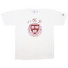 Champion MADE IN USA T1011 US T-SHIRT HARVARD UNIVERSITY WHITE×RED C5-T302-8WR画像