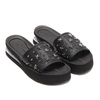 MAISON U AIR SLIDER SANDAL W/ STUDS BLACK 19M00174-002画像