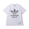 adidas HIROKO TAKAHASHI TREFOIL TOKYO TEE WHITE/BLACK GJ6751画像