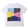 atmos REMAKE BANDANA TEE B WHITE MAT21-S124画像