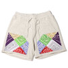 atmos REMAKE BANDANA SWEAT SHORT A GRAY MAT21-S125画像