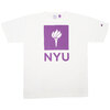Champion MADE IN USA T1011 US T-SHIRT NEW YORK UNIVERSITY WHITE C5-T301-010画像