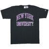 Champion MADE IN USA T1011 US T-SHIRT NEW YORK UNIVERSITY BLACK C5-T301-090画像